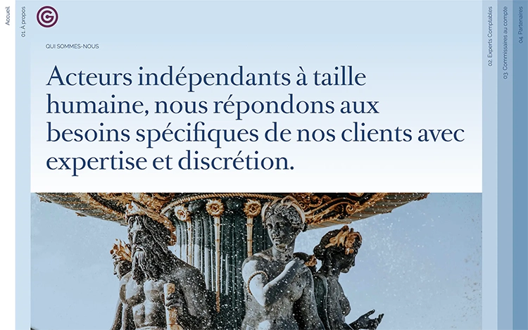 Création du site internet Wordpress de GCIC